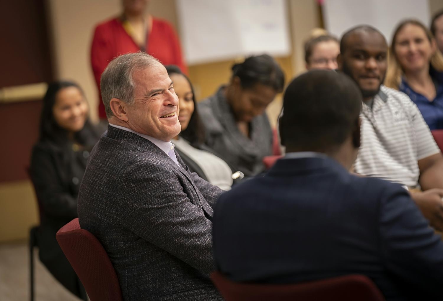 CEO Jim Loree during a roundtable discussion with our African Ancestry employee resource group.