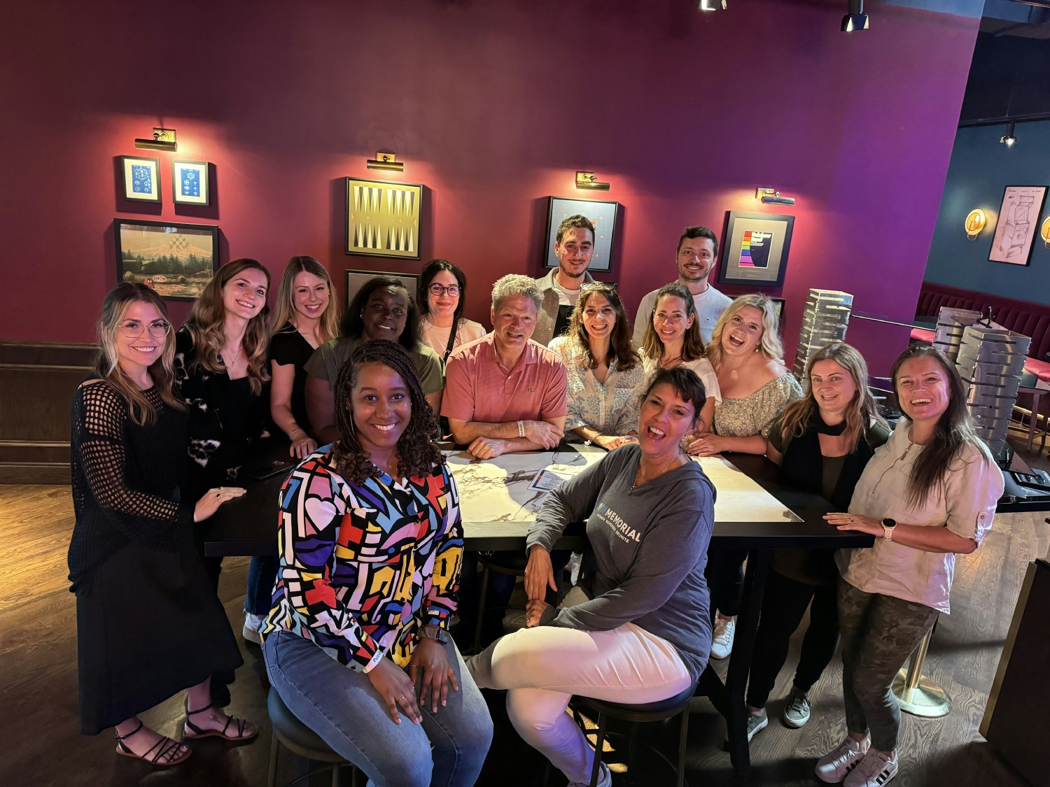 Our Marketing Team doing a Team Building.