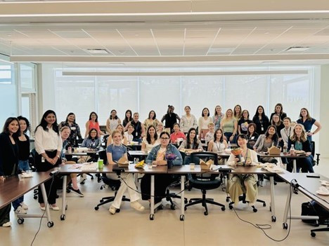 The SailPoint Women of Technology community gathers for a luncheon.  