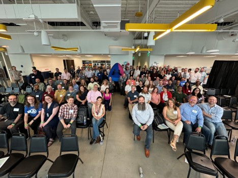 SailPoint’s Executive Vice President of Product, Grady Summers, welcomes the 2023 Sail-U internship to new hire cohort.