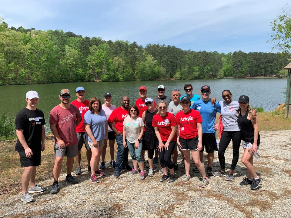 Arby's Volunteer Event at Camp Twin Lakes