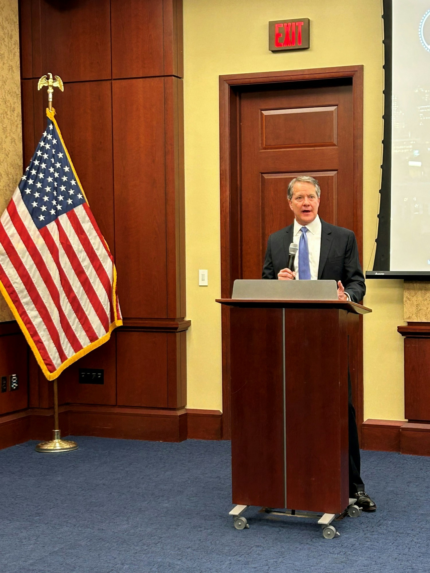 CEO, Scott McIntyre Accepting America's Future Series Five Star Award