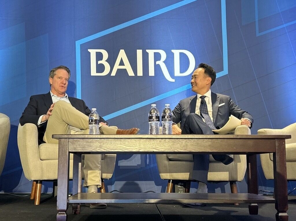 Scott McIntyre, CEO of Guidehouse, speaks at Baird.