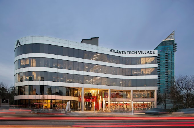 The Bricz office is situated in the Atlanta Tech Village, a working community for Atlanta-based tech startups