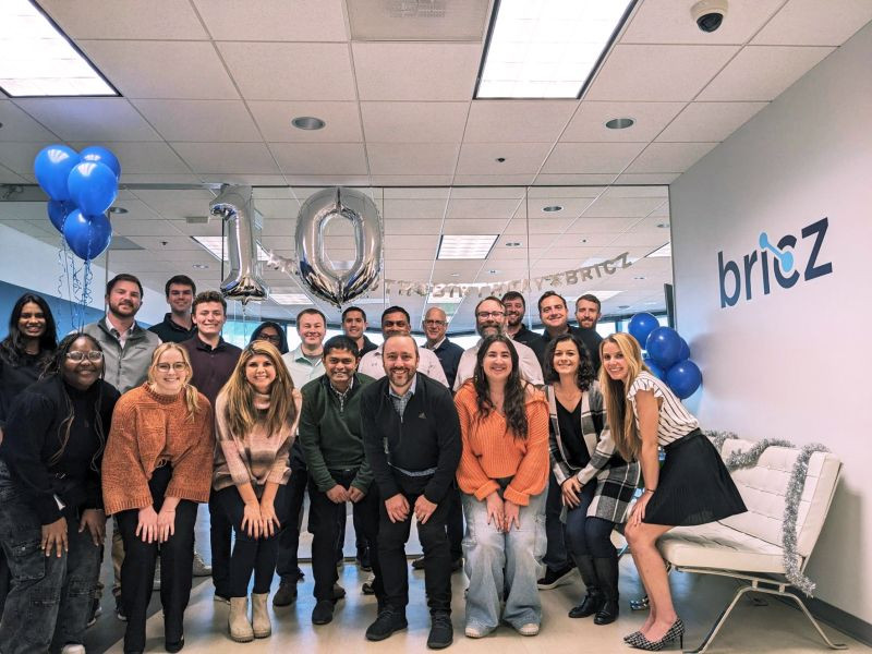 The Bricz team at our 10 year anniversary celebration! 