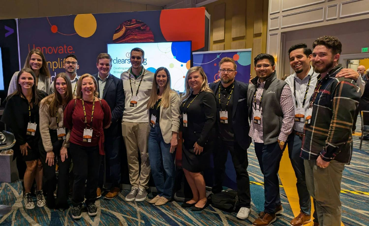 Our team members from across the globe at one of our annual technology partner conferences