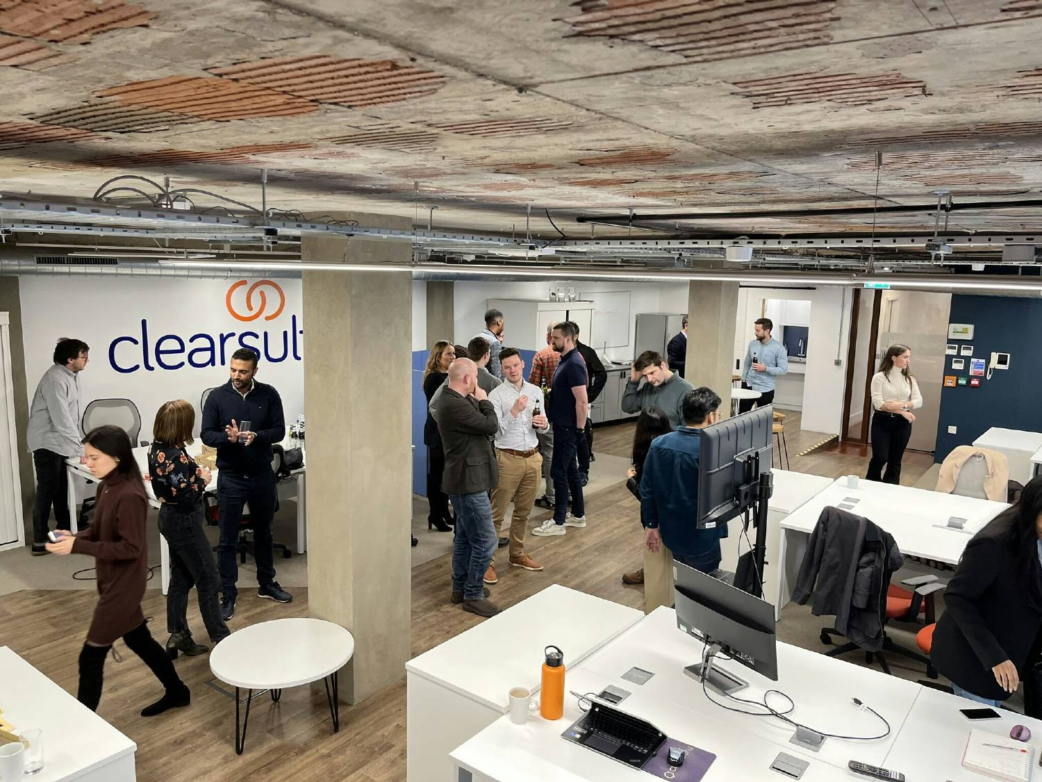 Our CEO Marc Ursick and our EMEA based team members at the opening of our new London office this summer!