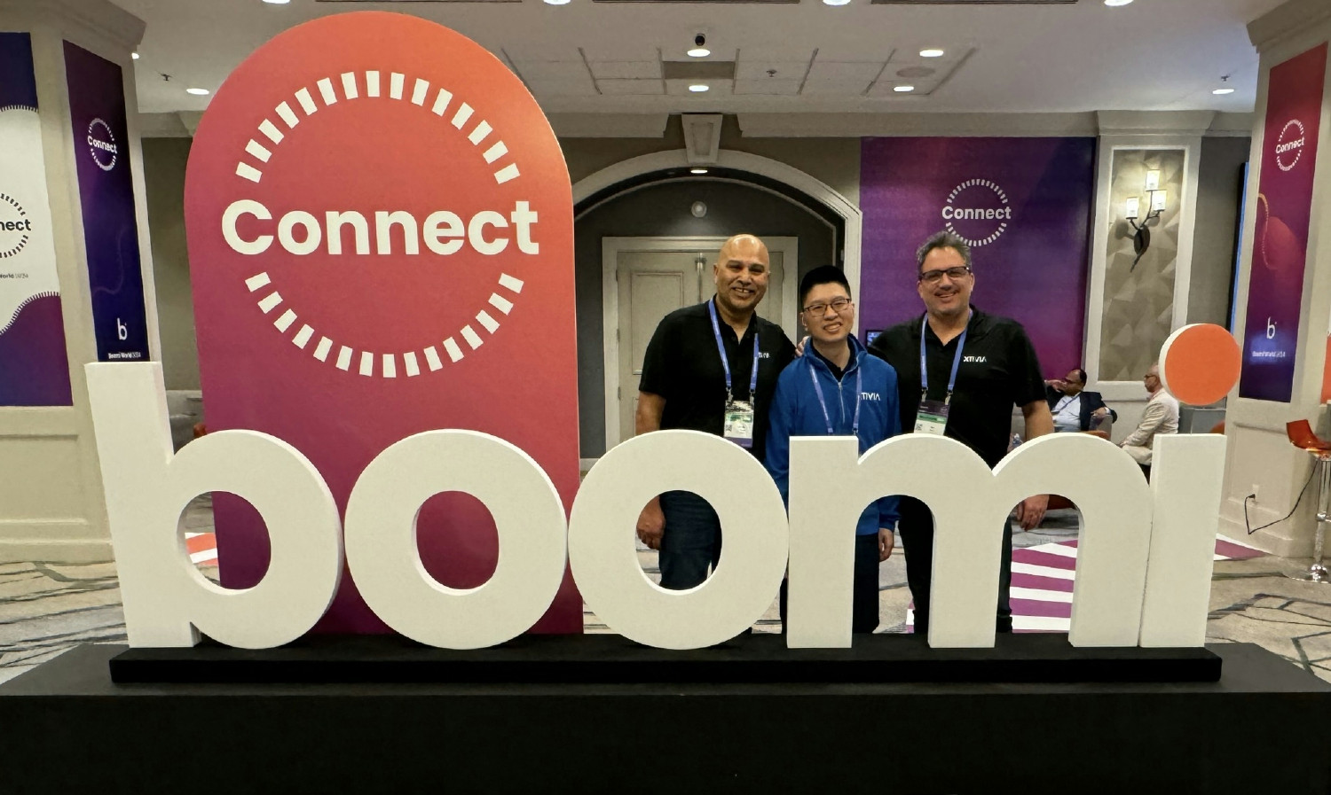 XTIVIA team members at Boomi Connect 2024 in Denver, CO where we received training and networked with other Boomi users.