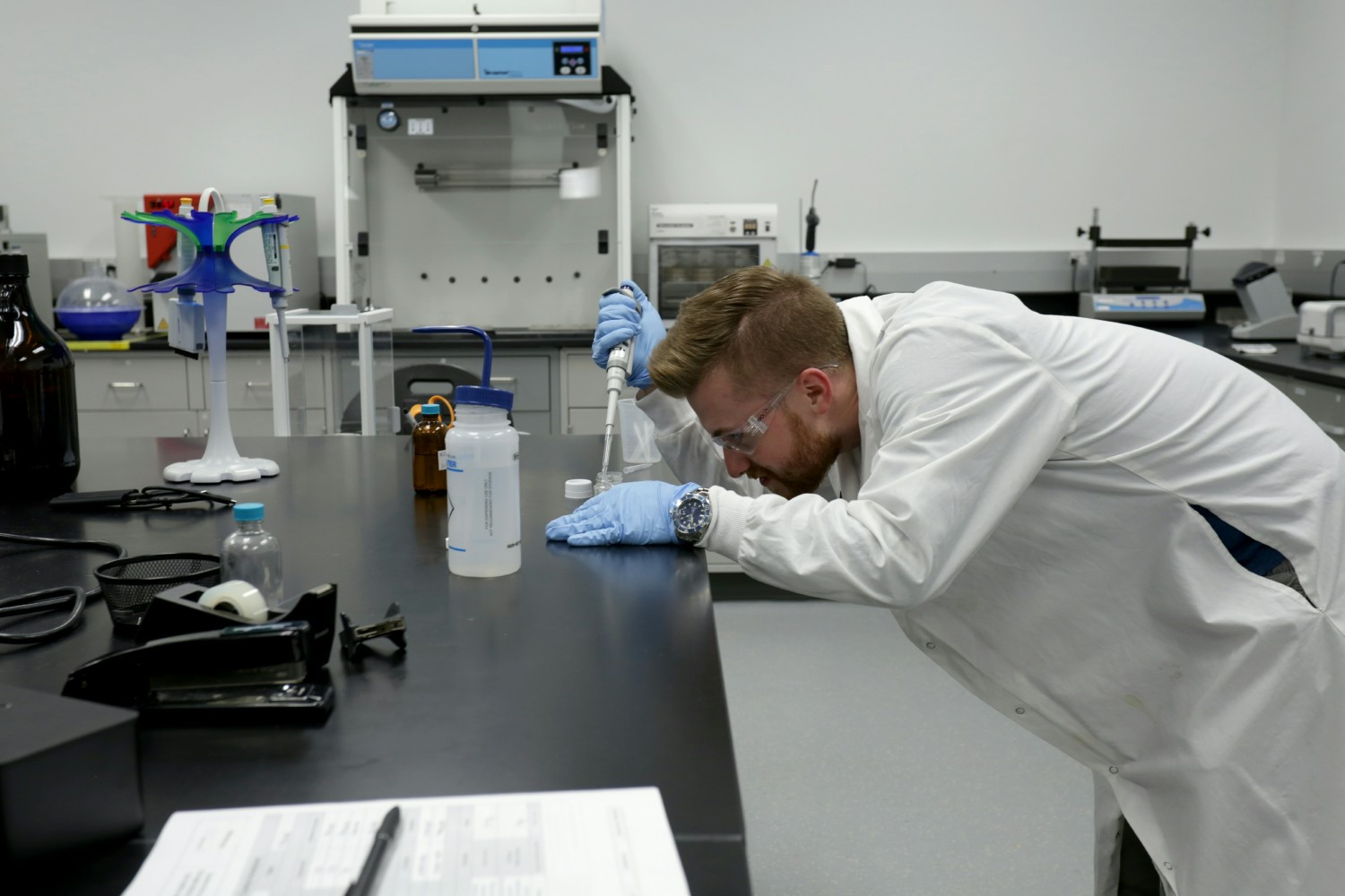 Male Employee in Lab