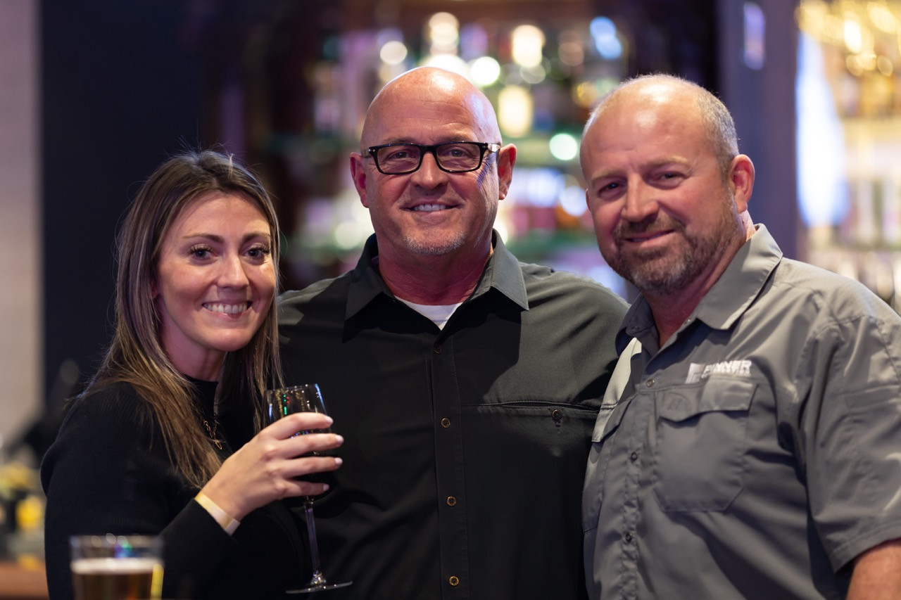 Pinner Construction leadership and employees at the 2024 Holiday Party in Anaheim, CA.