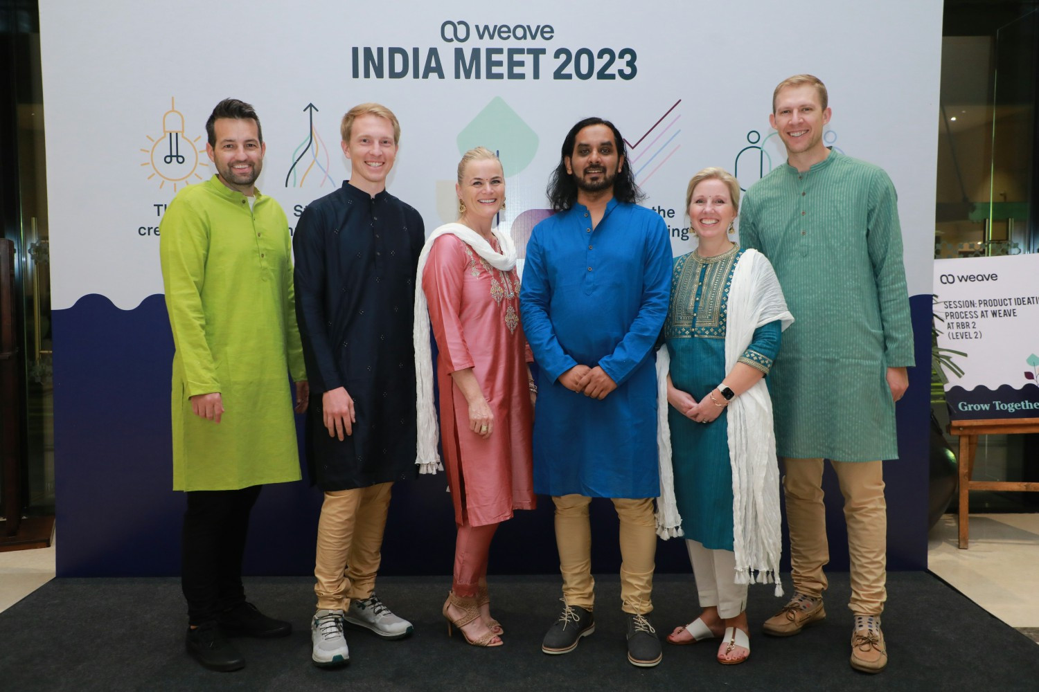 India Meet gathering with U.S. and India employees.
