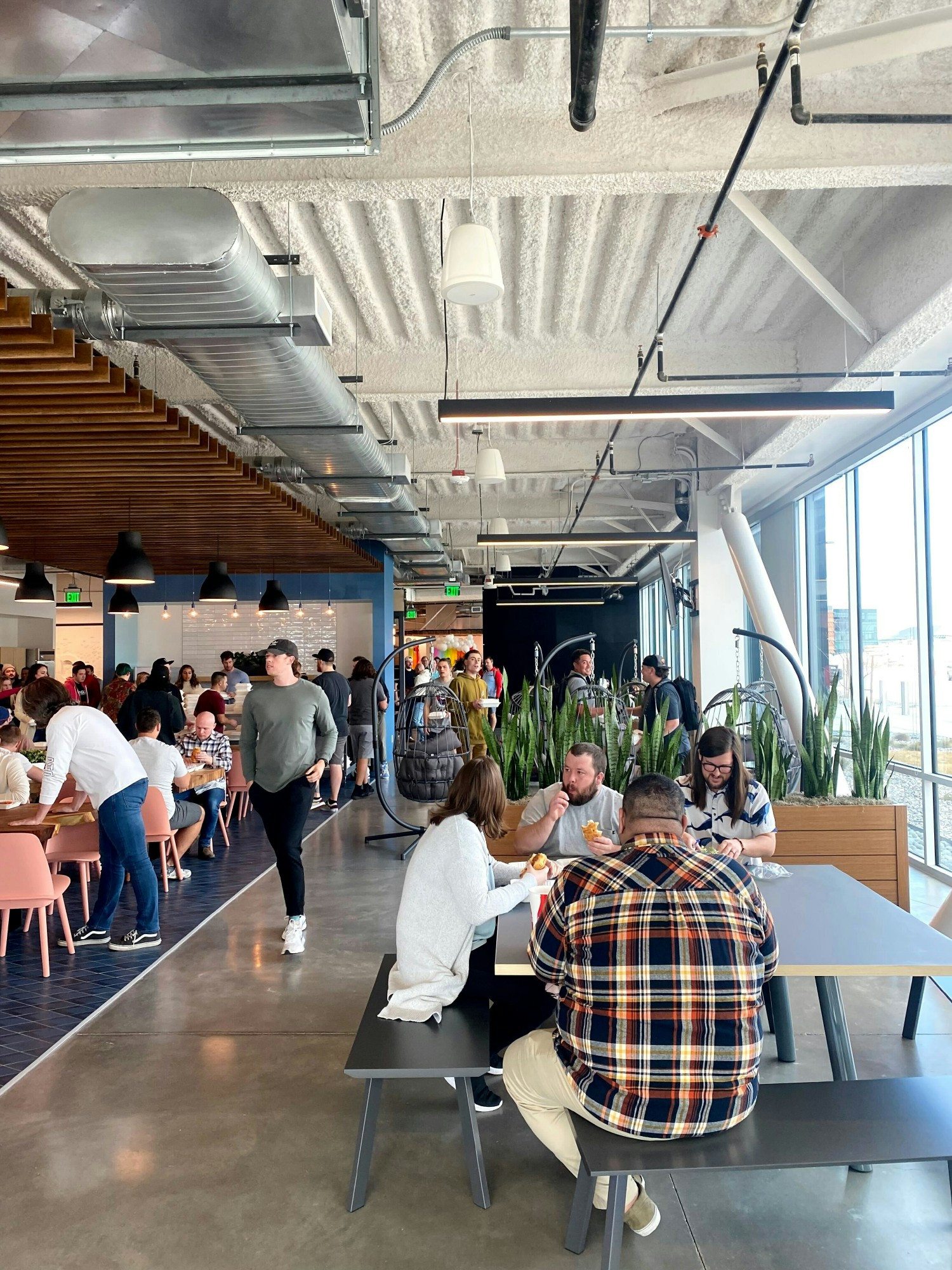 Company lunch at the Weave HQ.
