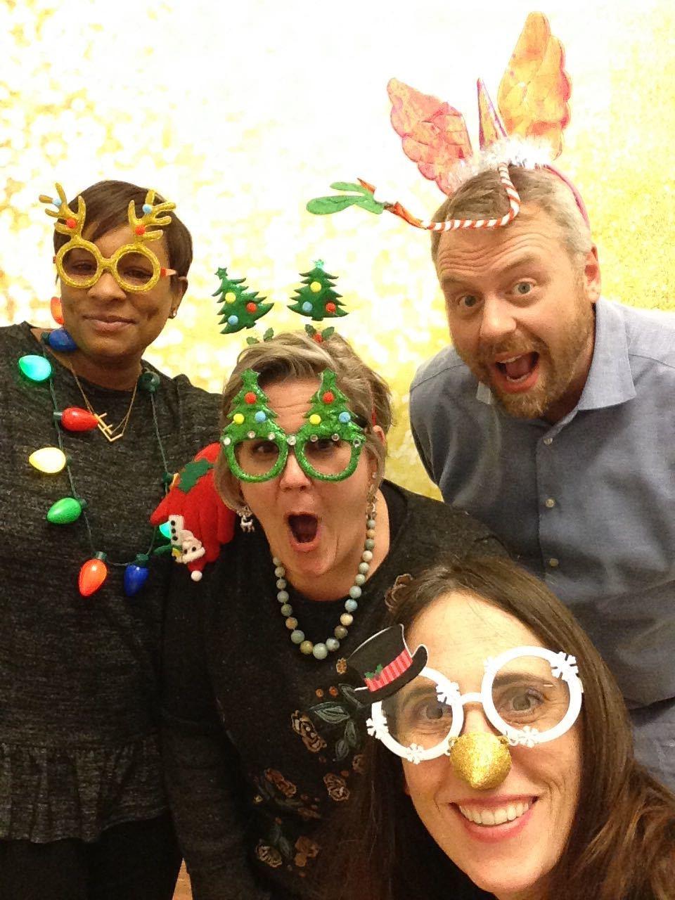 Casebook PBC Holiday Party Photo Booth