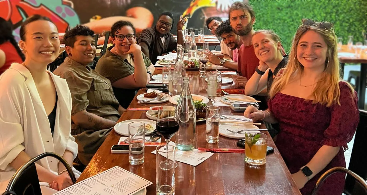 Our New York City team socializing outside of work and enjoying each other's company.