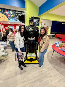 Having fun at the John Theissen Children's Foundation with Batman! Bringing smiles and excitement to the community.