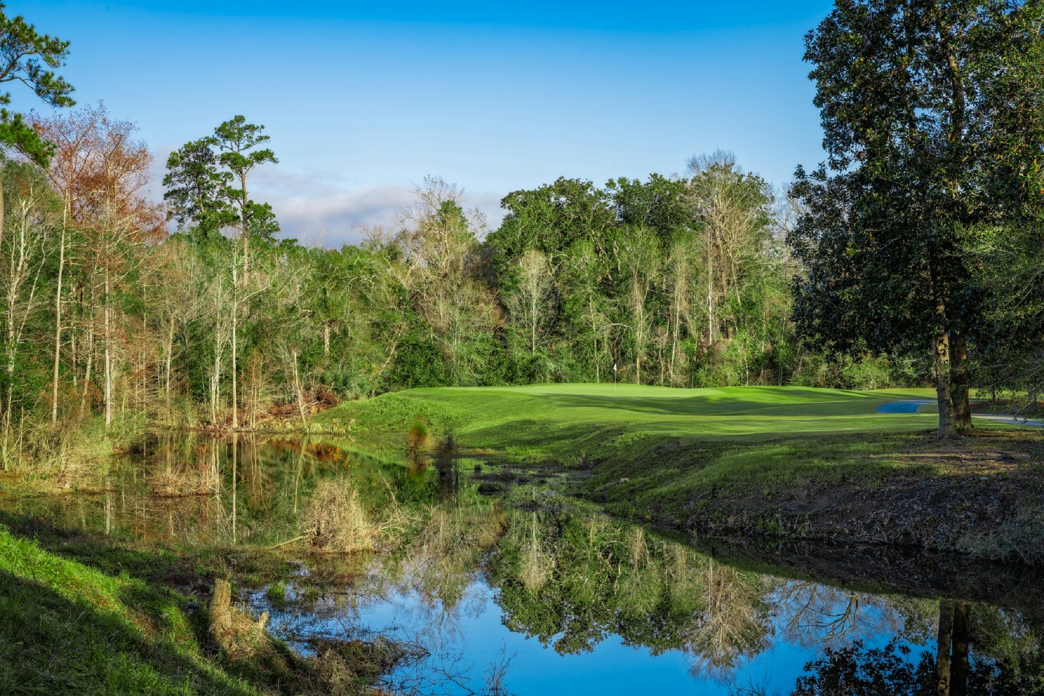 Grand Bear Golf Course offers a private experience where the golfer is alone to enjoy its pristine, natural environment.