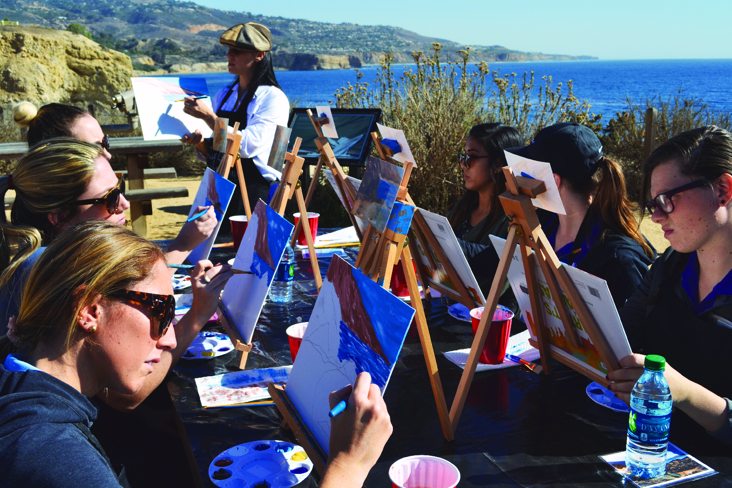 Associates Painting by The Sea