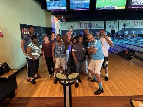 Associate Activity Committee bowling night o