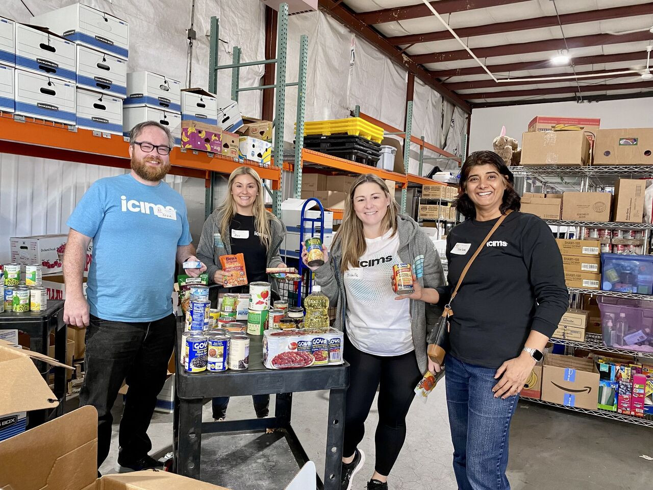 iCIMS employee give back at Fulfill NJ.