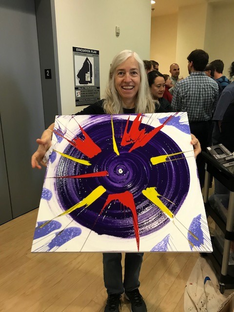 Nurix tradition - create your own spin art!