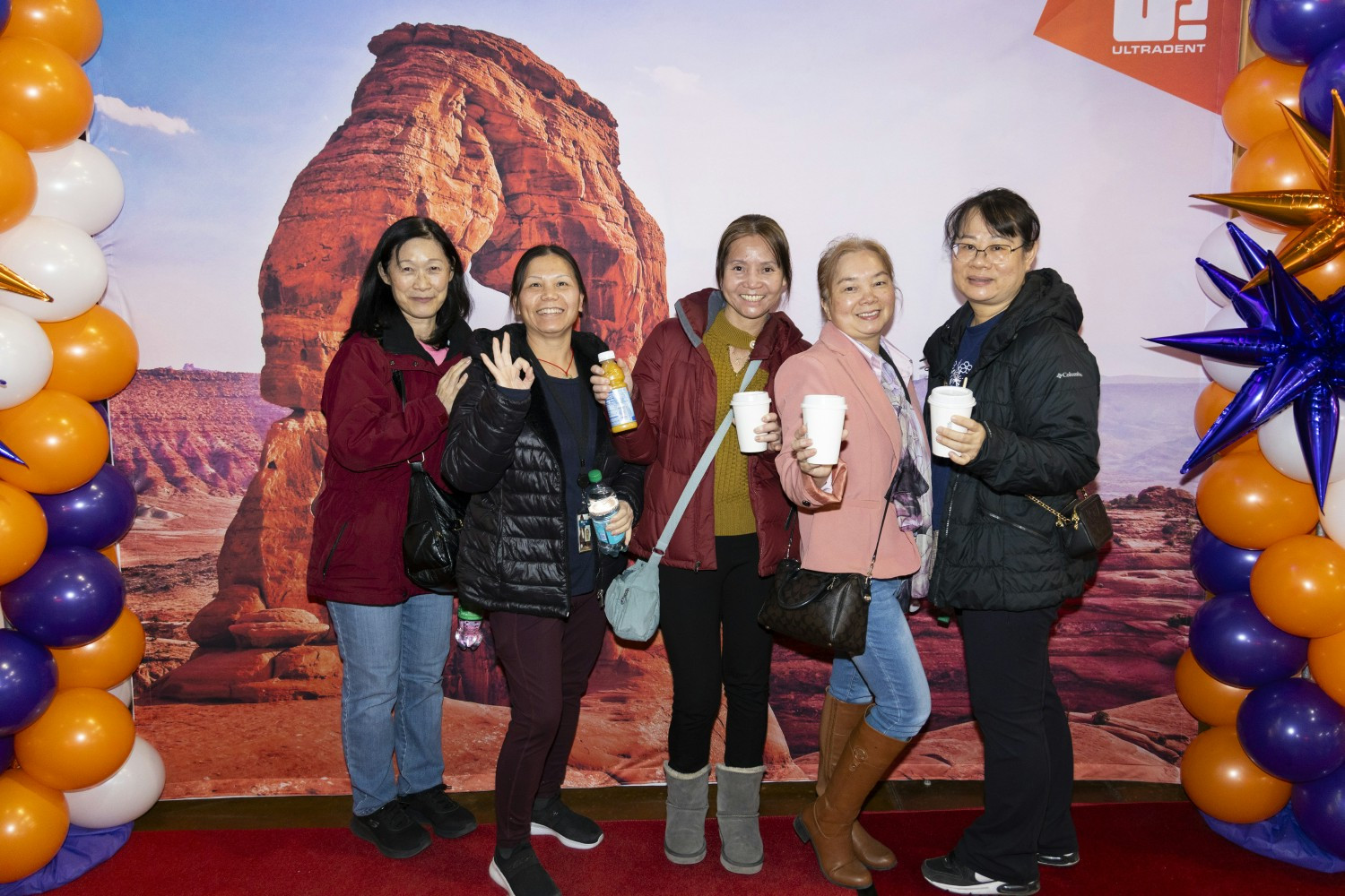 People enjoy an end of the year celebration before an annual paid shutdown, 