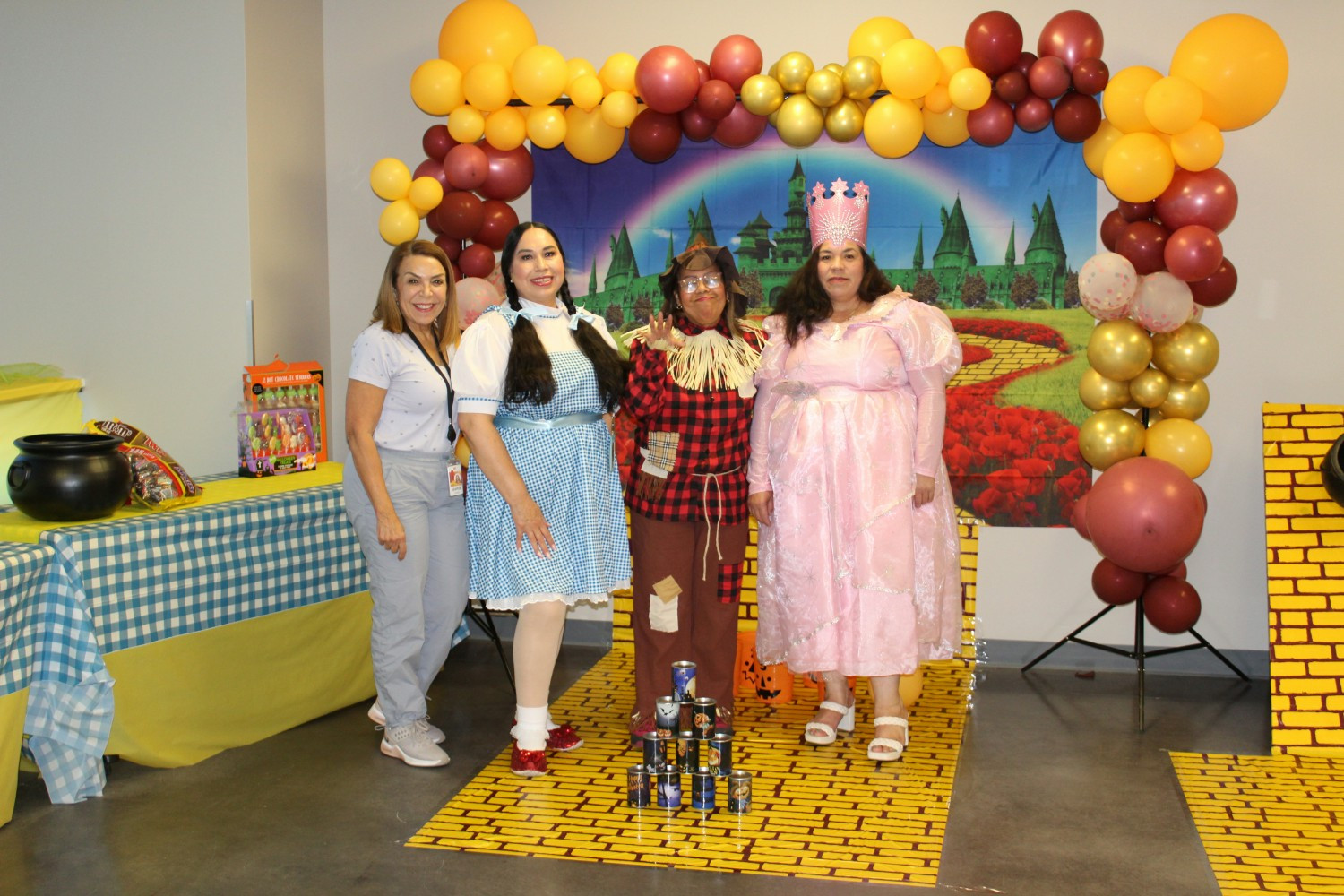 Employees not only attend, but also participate in themed seasonal events such as Halloween, and Christmas. 