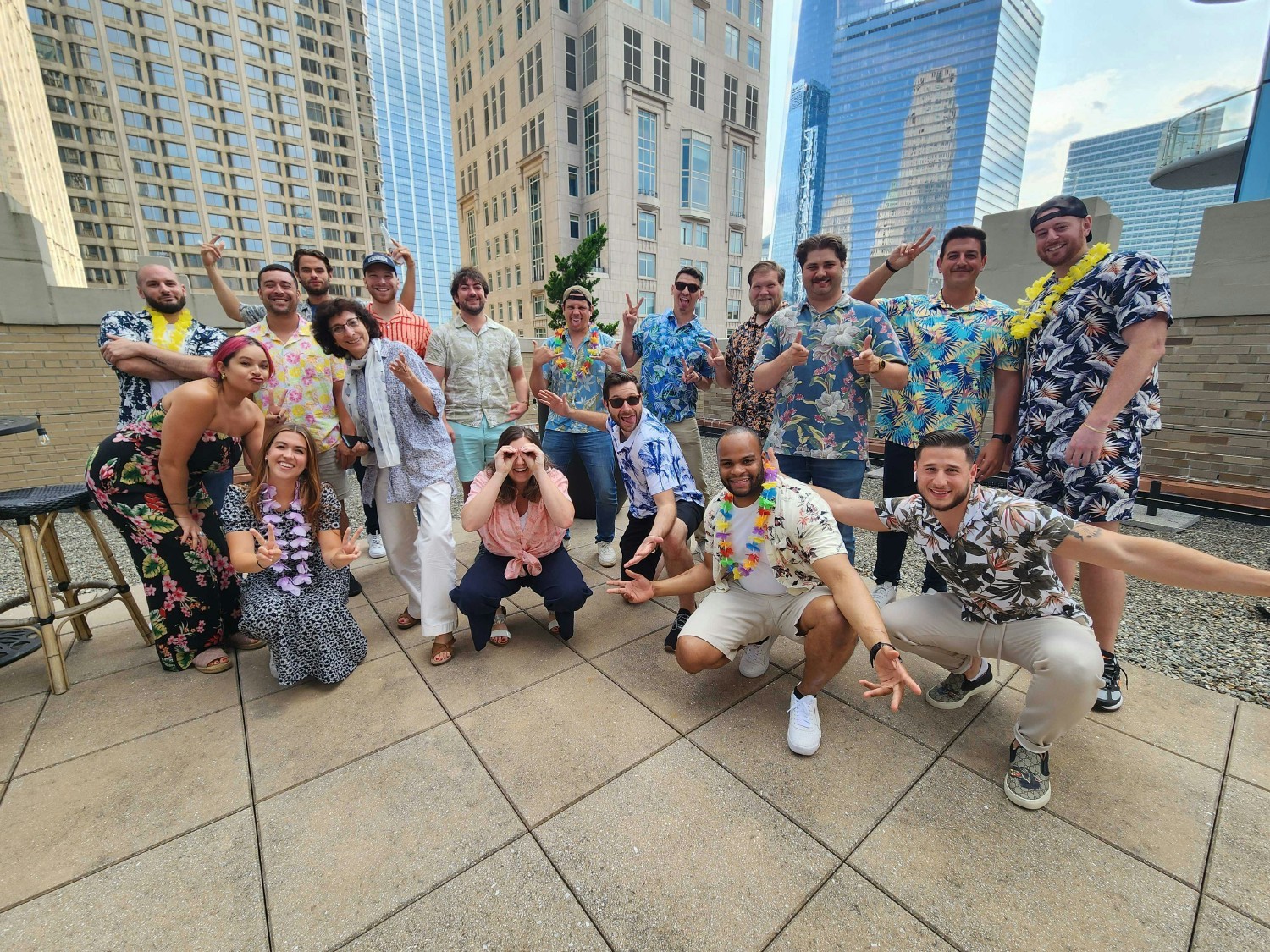 Summer time celebration on our NYC rooftop.