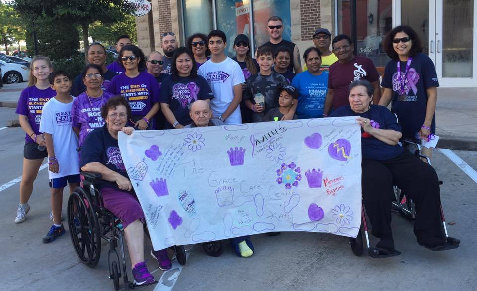 Alzheimer's Walk in Katy Texas.