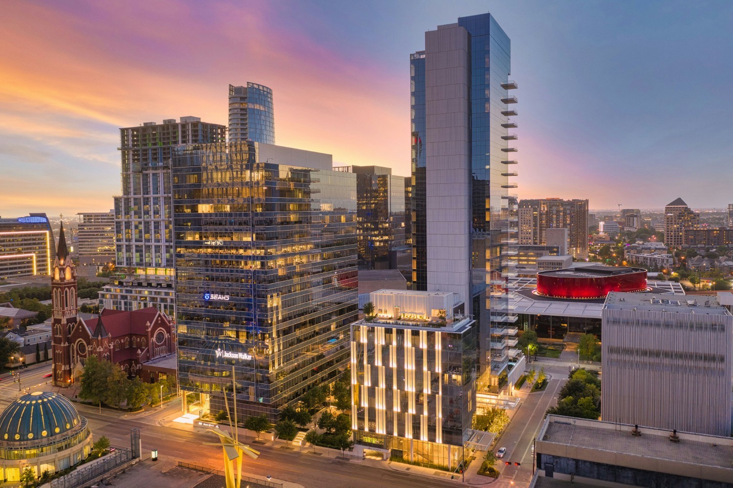 HALL Arts Hotel and Residences located adjacent to KPMG Plaza at HALL Arts 