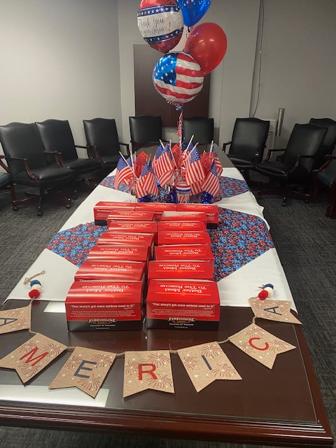 Honoring our Veterans with lunch!