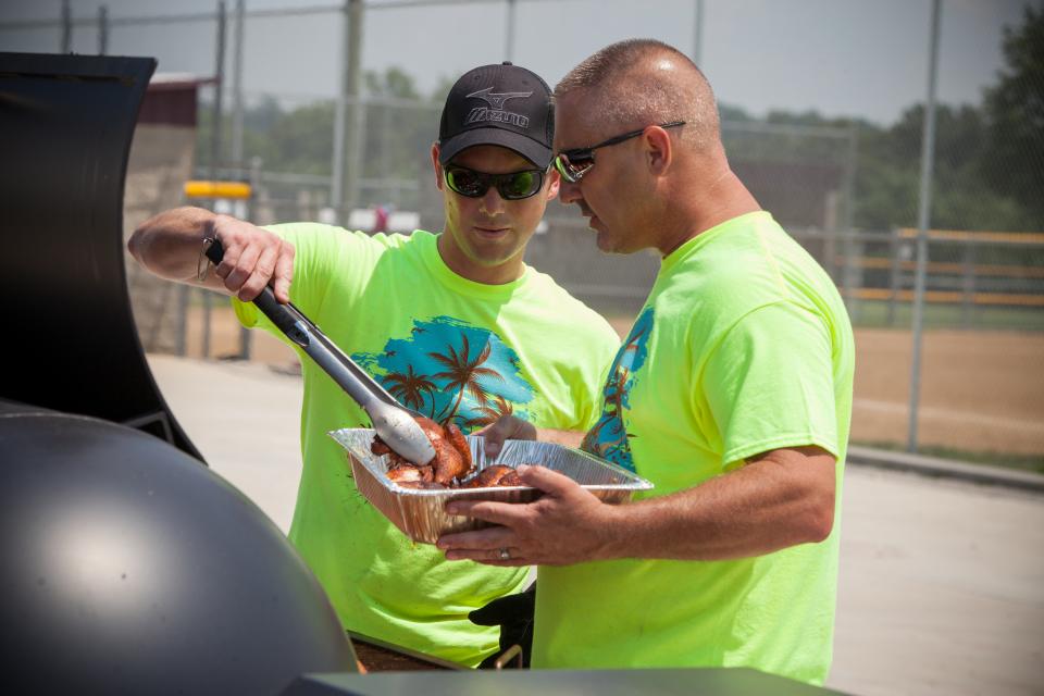 COMPANY SOFTBALL GAME-EATING GOOD!