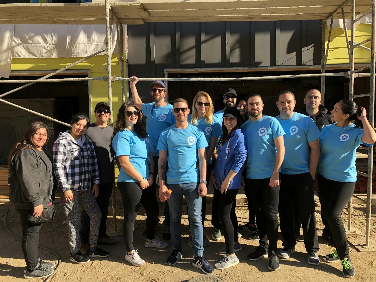 Phonexa team at Habitat for Humanity