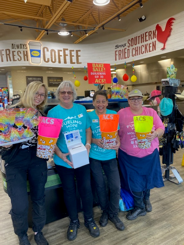 Teammates revel in their creativity as they passionately rally together to raise funds for the American Cancer Society.