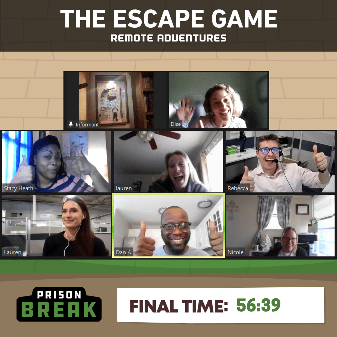 We love our escape rooms - and even during COVID we kept the enthusiasm going with virtual puzzle events!
