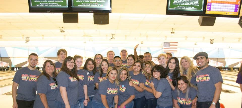 Our team is always up for bowling fun to raise money and support the Children's Miracle Network. 