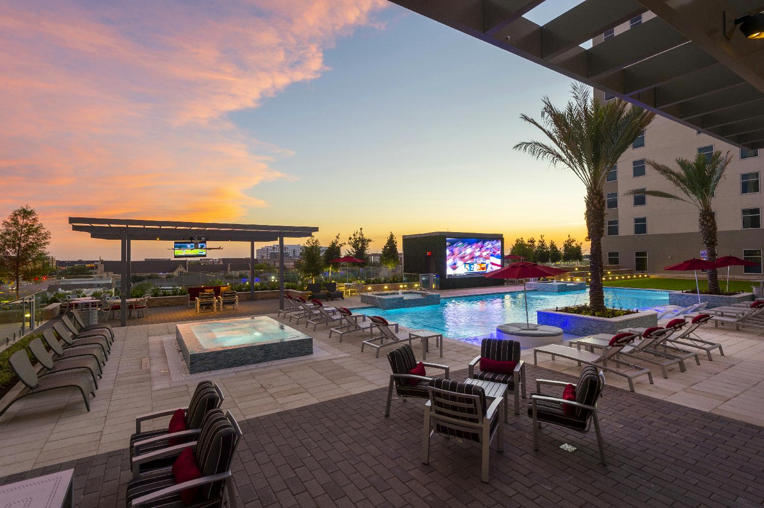 Aspire Pool Deck. College Station, TX