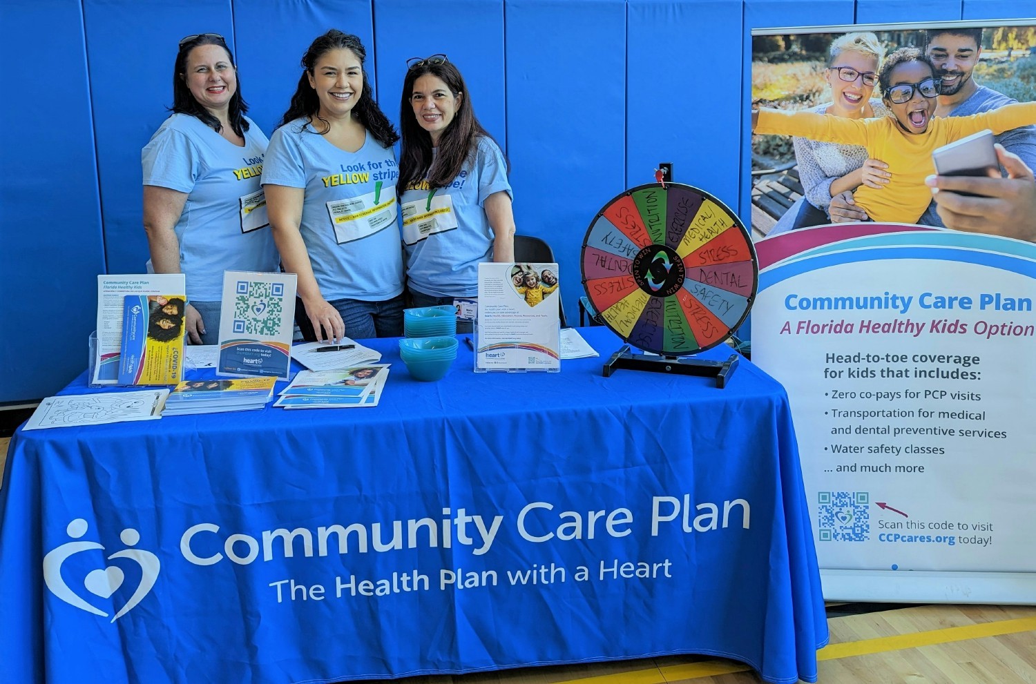 We're grateful to our Community Care Plan employees for donating their time to support the community and attend events.