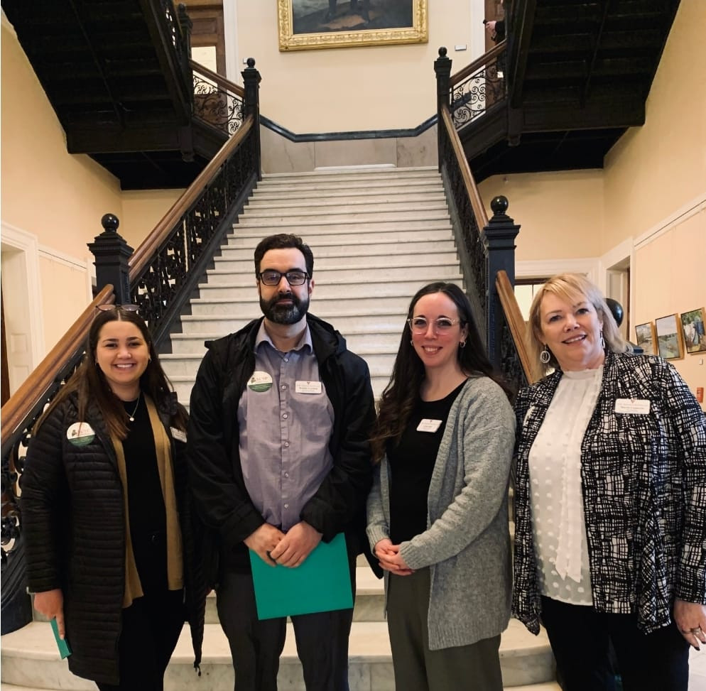 VOANNE Leaders attending a summit at Maine's capital in advocacy for Disability Day.