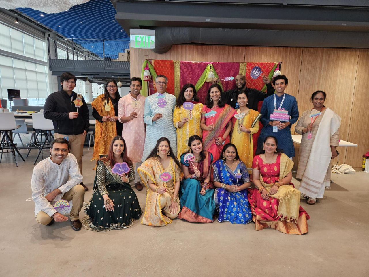 Our team celebrating Diwali, one of many DEI events that bring us together to learn and share cultural experiences.