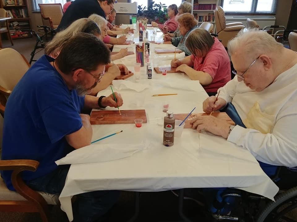 Valentines Day at Winfield Sr. Living, Winfield KS