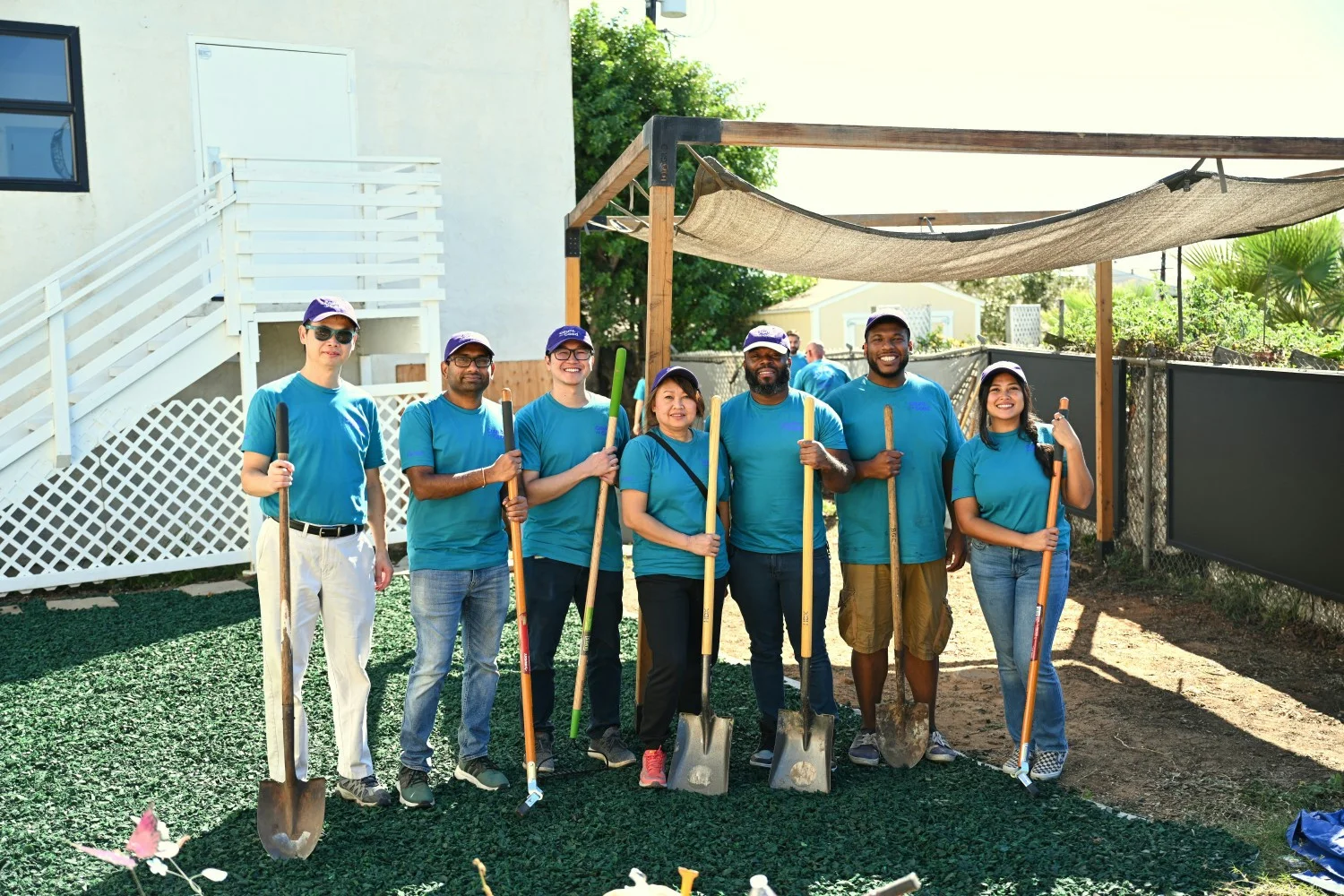 Insmed team members volunteering during our annual Global Day of Good, 2023
