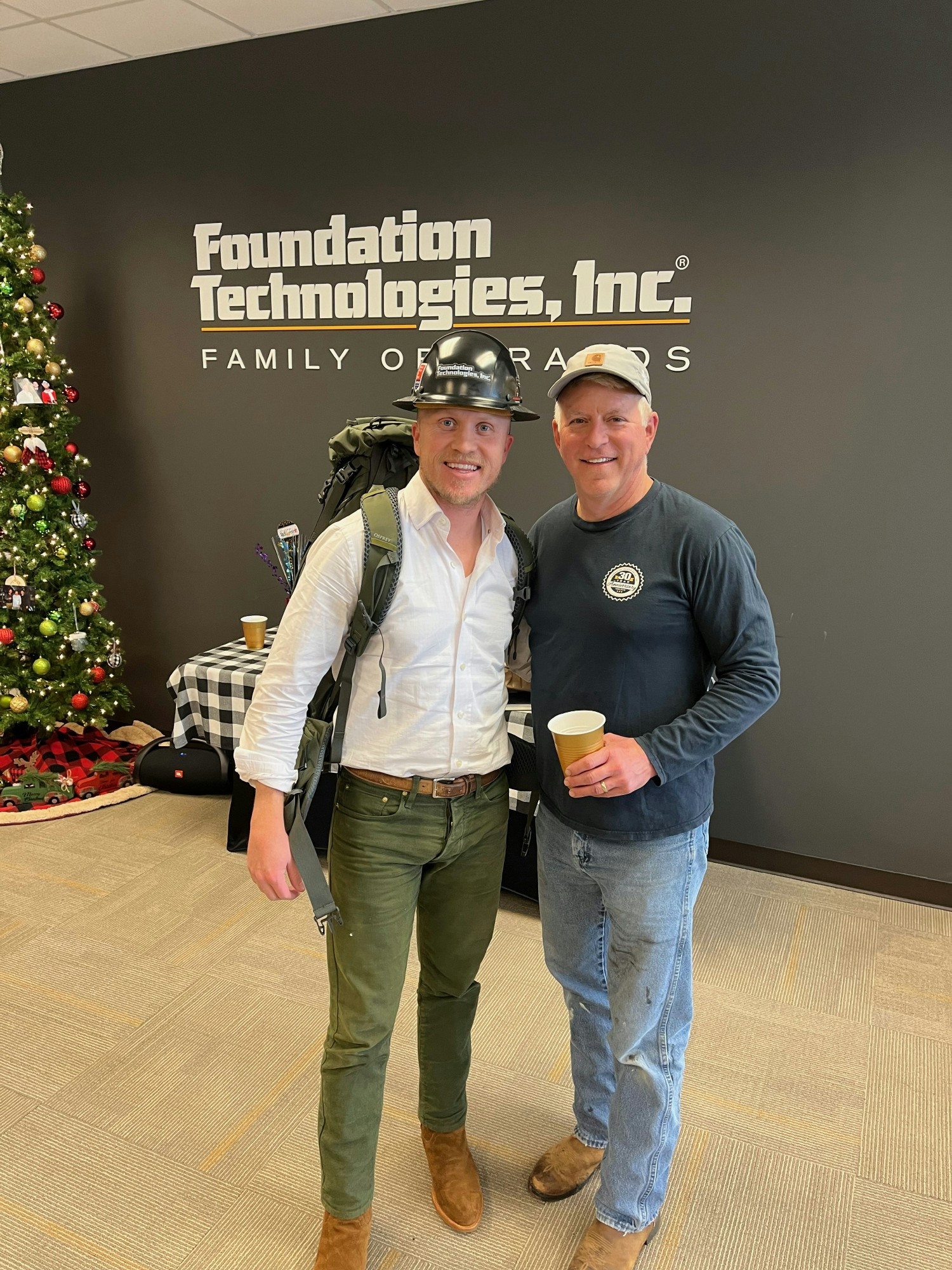 Cary Hannon- Senior Engineer- Retires after 24 years at FTI. He headed out to hike the Applachian Trail for 6 months.