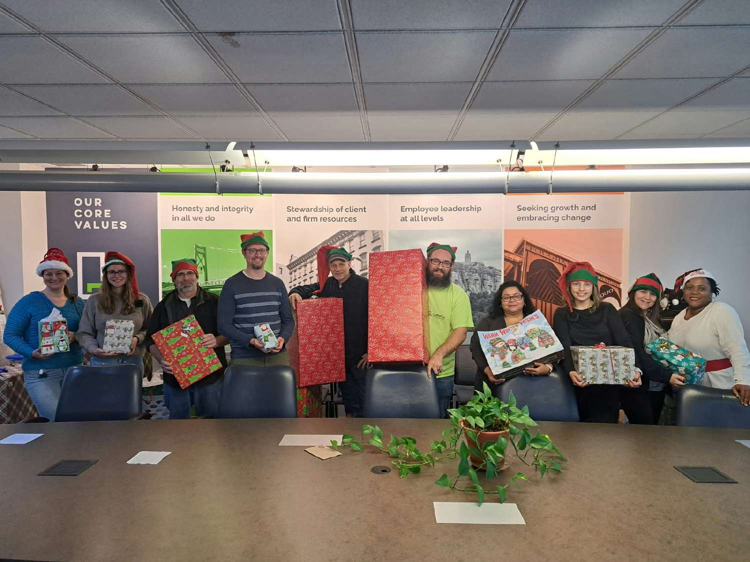 LaBella’s Poughkeepsie office got into the holidays by participating in The Chamber Foundation’s Adopt-a-Family program.