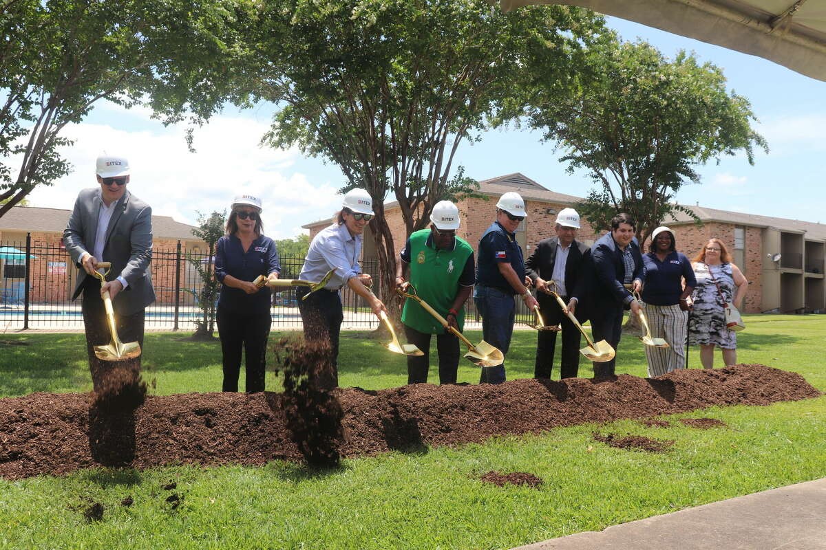 Groundbreaking event for a new renovation project