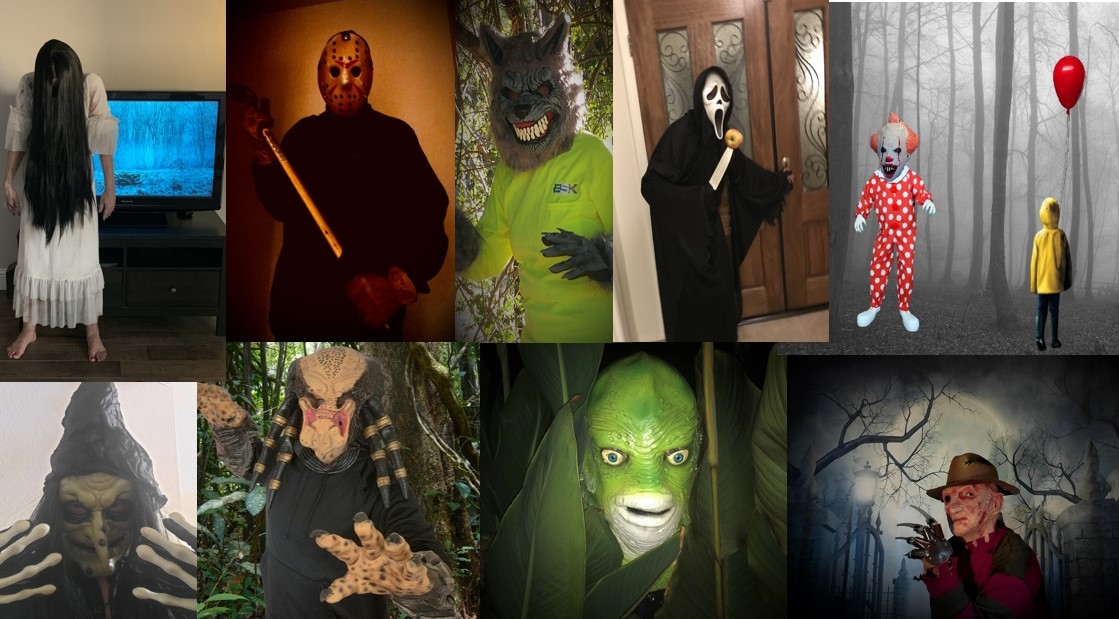 BSK Senior Team. Be Afraid. Be Very Afraid!
Halloween Contest. Our President is the Creature from the Black Lagoon.    