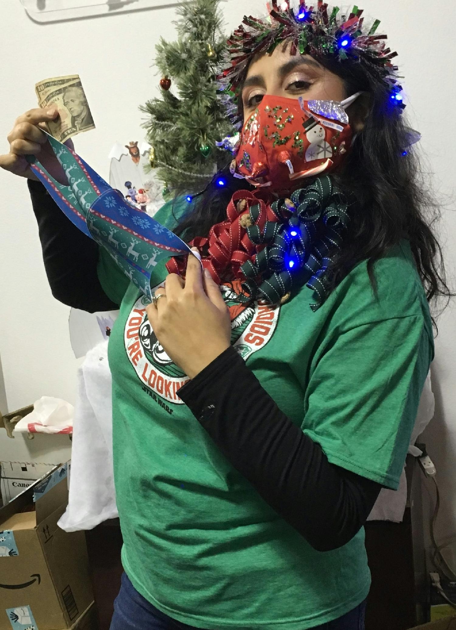Our Christmas Mask Contest Winner 