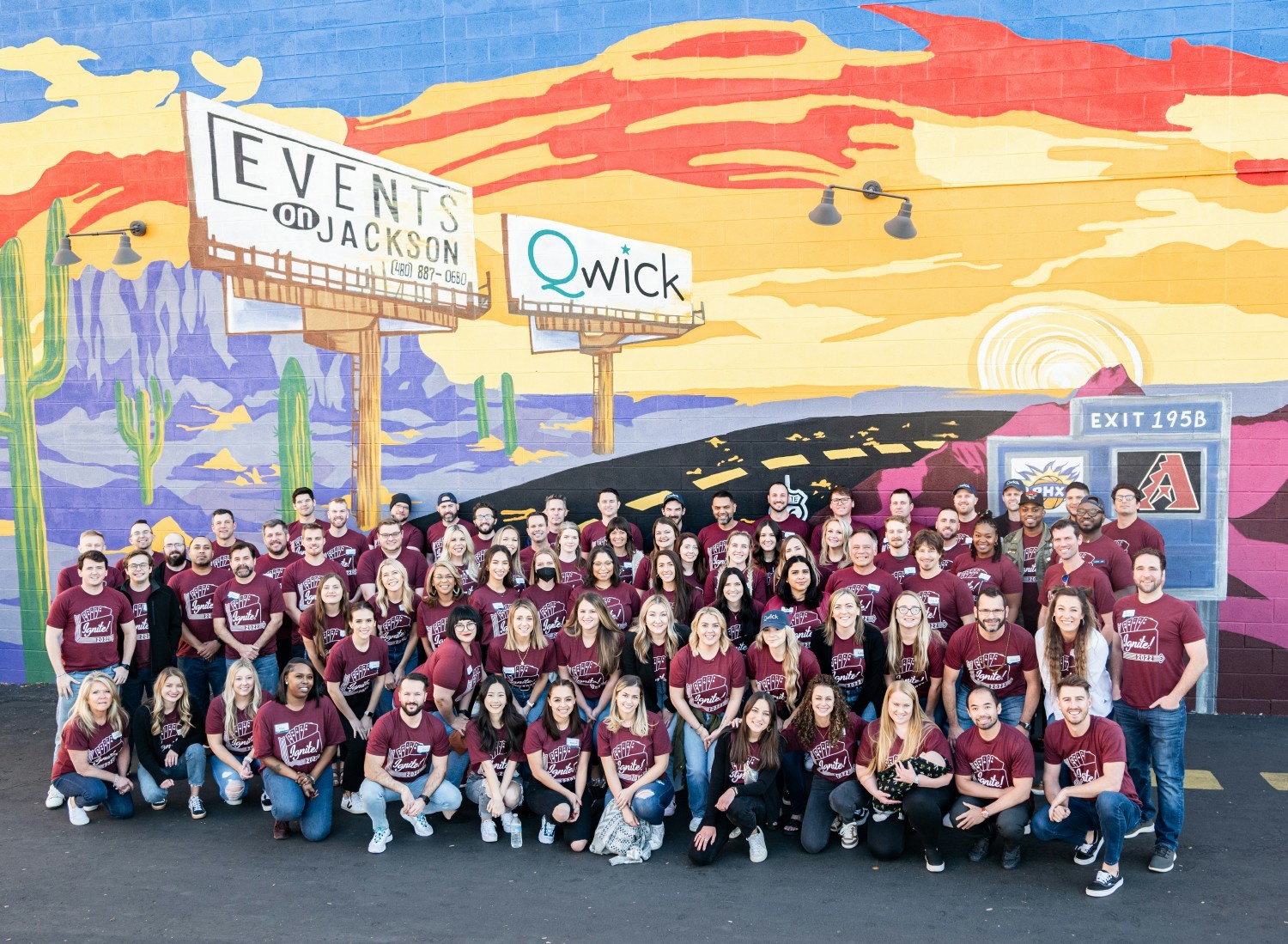Qwick Team at Ignite, an annual all-team event