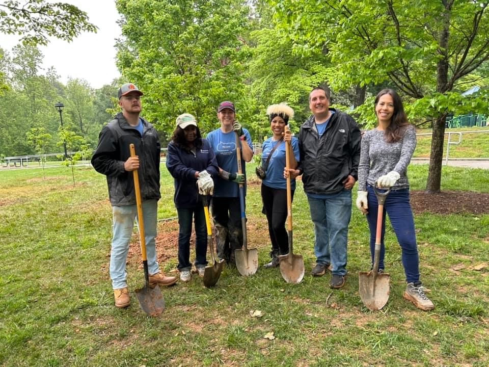 Employees from our Southern Region team in Charlotte, NC used their annual volunteer day to plant trees in a local park.
