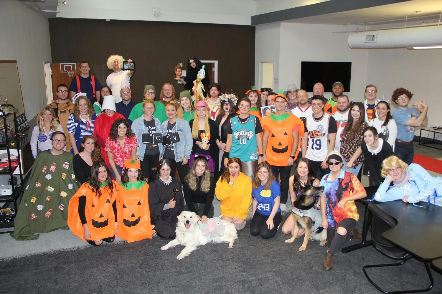 Halloween celebrations are a team favorite. We celebrate a lot in the office!