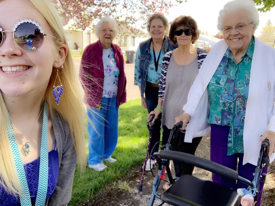 Some fabulous ladies soaking in the sunshine!